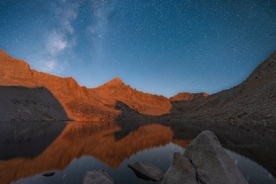 Moonlit Lunar Landscape